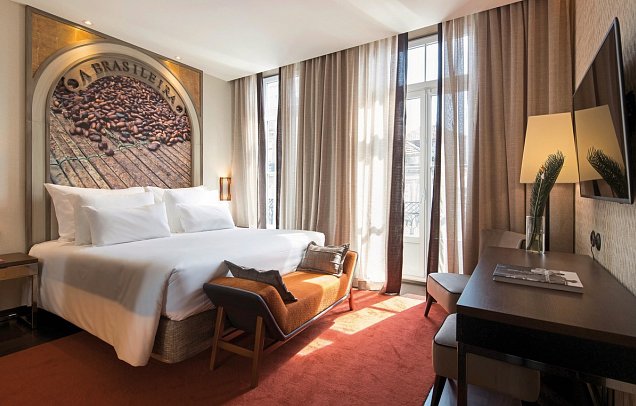 Pestana Porto - A Brasileira - Wohnbeispiel Doppelzimmer Deluxe Superior (Zimmercodierung DS1)