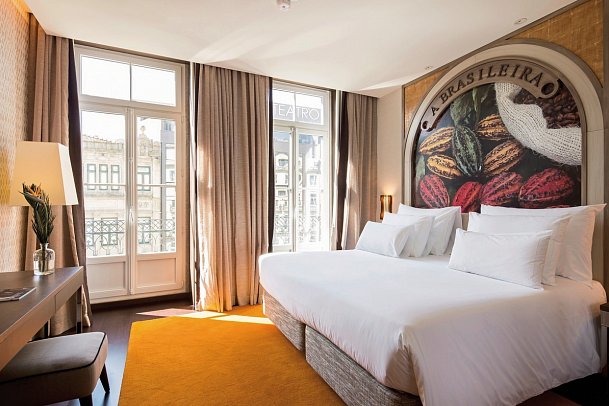 Pestana Porto - A Brasileira - Wohnbeispiel Doppelzimmer Deluxe Superior (Zimmercodierung DS1)