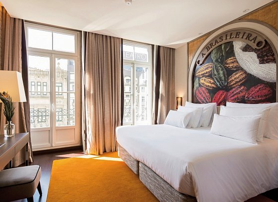 Pestana Porto - A Brasileira - Wohnbeispiel Doppelzimmer Deluxe Superior (Zimmercodierung DS1)