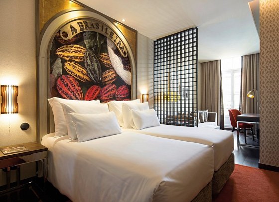 Pestana Porto - A Brasileira - Wohnbeispiel Doppelzimmer Deluxe Executive (Zimmercodierung DT1)