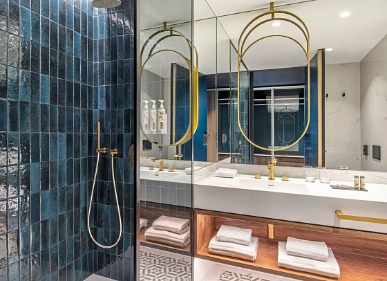 Renaissance Porto Lapa Hotel - Beispiel Bad Doppelzimmer Deluxe (Zimmercodierungen DD1 & DDG)