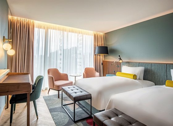 Renaissance Porto Lapa Hotel - Wohnbeispiel Doppelzimmer Deluxe Stadtblick (Zimmercodierung DD1)