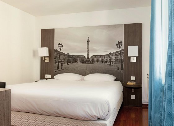 Hôtel Victoria - Wohnbeispiel Doppelzimmer Standard (Zimmercodierung DG1)