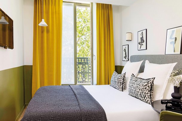 Le Petit Beaumarchais Hotel & Spa - Wohnbeispiel Doppelzimmer (Zimmercodierung DB1)