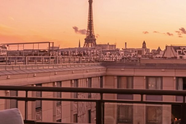 Hotel Du Collectionneur Paris - Wohnbeispiel Doppelzimmer Deluxe (Zimmercodierung DD1)