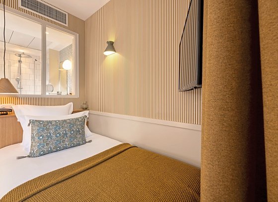 Le Petit Oberkampf Hotel & Spa - Wohnbeispiel Cosy Einzelzimmer (Zimmercodierung EG1)