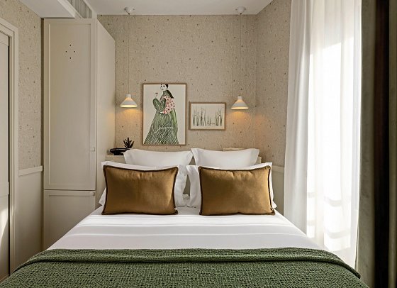 Le Petit Oberkampf Hotel & Spa - Wohnbeispiel Doppelzimmer Klassik (Zimmercodierung DG1)