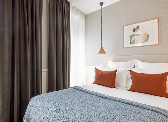 Le Petit Oberkampf Hotel & Spa - Wohnbeispiel Doppelzimmer Klassik (Zimmercodierung DG1)