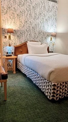 Hotel Central Saint-Germain - Wohnbeispiel Einzelzimmer (Zimmercodierung EB1)