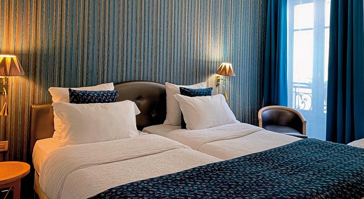 Hotel Central Saint-Germain - Wohnbeispiel Doppelzimmer (Zimmercodierung DB1)