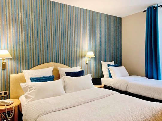 Hotel Central Saint-Germain - Wohnbeispiel Dreibettzimmer (Zimmercodierung TB1)