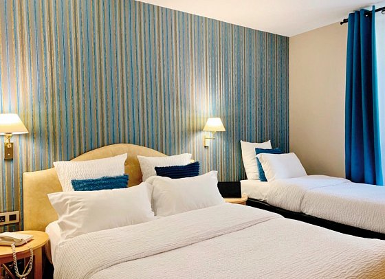 Hotel Central Saint-Germain - Wohnbeispiel Dreibettzimmer (Zimmercodierung TB1)