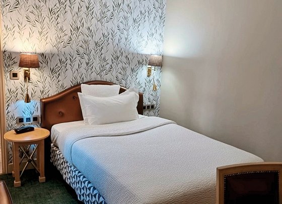 Hotel Central Saint-Germain - Wohnbeispiel Einzelzimmer (Zimmercodierung EB1)