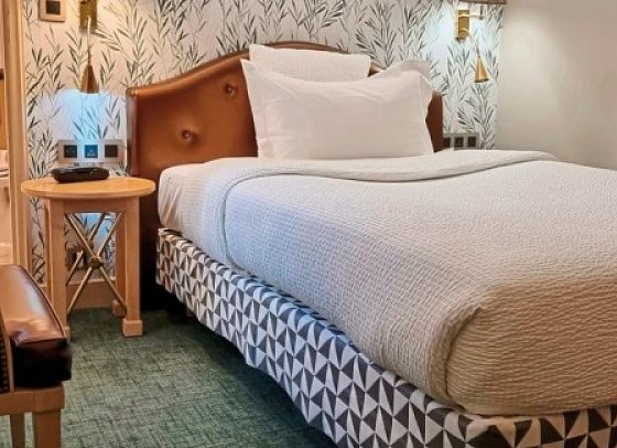 Hotel Central Saint-Germain - Wohnbeispiel Einzelzimmer (Zimmercodierung EB1)