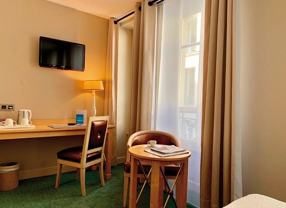 Hotel Central Saint-Germain - Wohnbeispiel Doppelzimmer (Zimmercodierung DB1)