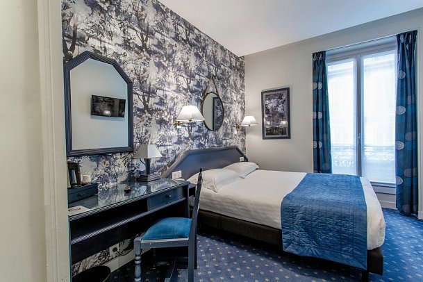 Hotel du Pré - Wohnbeispiel Doppelzimmer (Zimmercodierung DB1)