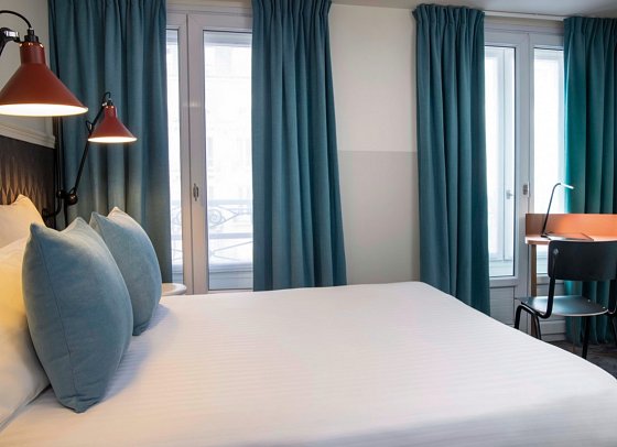 Hotel des Mines - Wohnbeispiel Doppelzimmer Klassik (Zimmercodierung DG1)