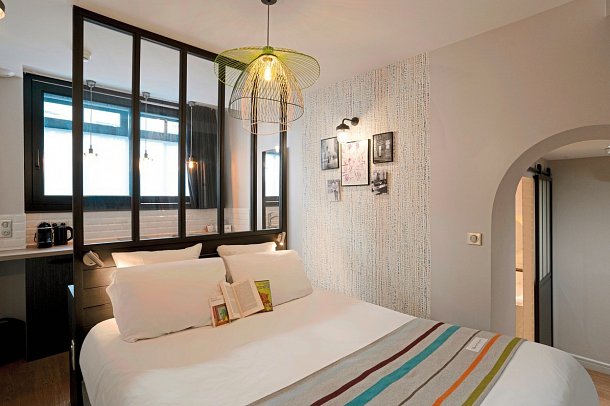 Hôtel Littéraire Marcel Aymé BW Premier Collection - Wohnbeispiel Studio Atelier de Gandgil (Zimmercodierung SB1)