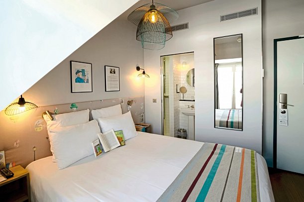 Hôtel Littéraire Marcel Aymé BW Premier Collection - Wohnbeispiel Doppelzimmer Classic (Zimmercodierung DG1)