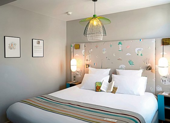 Hôtel Littéraire Marcel Aymé BW Premier Collection - Wohnbeispiel Doppelzimmer Superior (Zimmercodierung DS1)