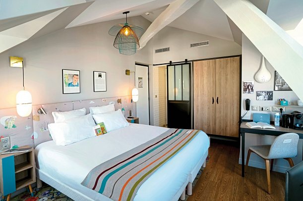 Hôtel Littéraire Marcel Aymé BW Premier Collection - Wohnbeispiel Doppelzimmer Classic (Zimmercodierung DG1)