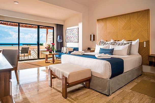 Dreams Sapphire Resort & Spa - Wohnbeispiel Preferred Club Juniorsuite Oceanfront (Zimmercodierung JL1)