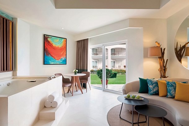Hyatt Vivid Playa del Carmen - Wohnbeispiel Juniorsuite Gardenview King (Zimmercodierung JBG)
