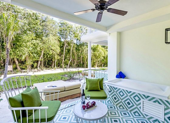Ocean Riviera Paradise - Wohnbeispiel Privilege Juniorsuite Garden View (Zimmercodierung JRG)