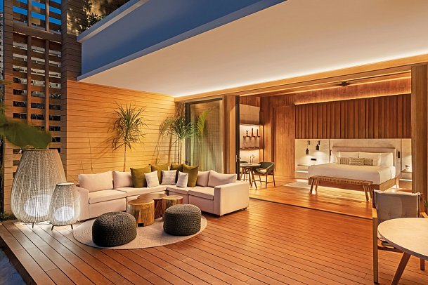 Banyan Tree Mayakoba - Beachfront Terrace Pool Suite King (Zimmercodierung W9O)