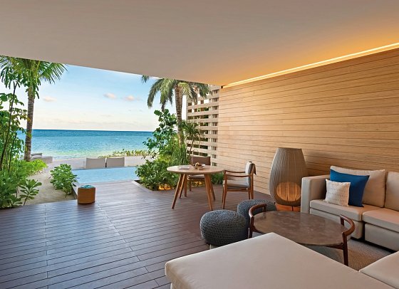 Banyan Tree Mayakoba - Beachfront Terrace Pool Suite King (Zimmercodierung W9O)