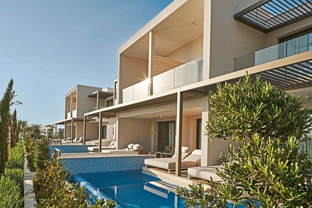 Mare Village Paphos - Wohnbeispiel Suite Swim-Up (Zimmercodierung WBQ)