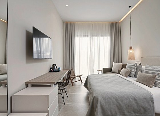 Mare Village Paphos - Wohnbeispiel Doppelzimmer Landblick (Zimmercodierung DB1)