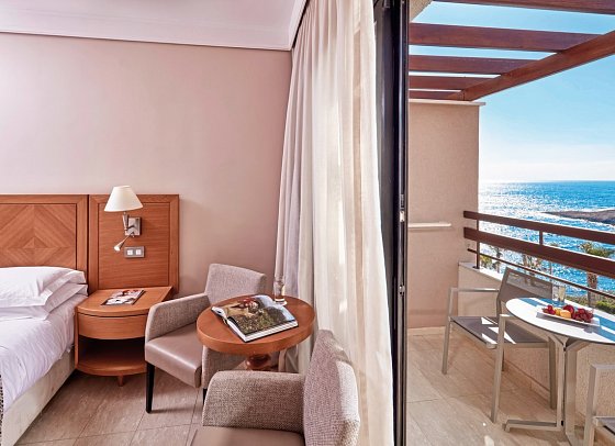 Atlantica Golden Beach - Wohnbeispiel Doppelzimmer seitl. Meerblick (Zimmercodierung DBN)