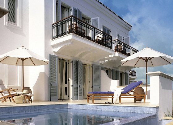 Anassa - Wohnbeispiel Garten-Studio Meerblick mit Privat-Pool (Zimmercodierung SB2)