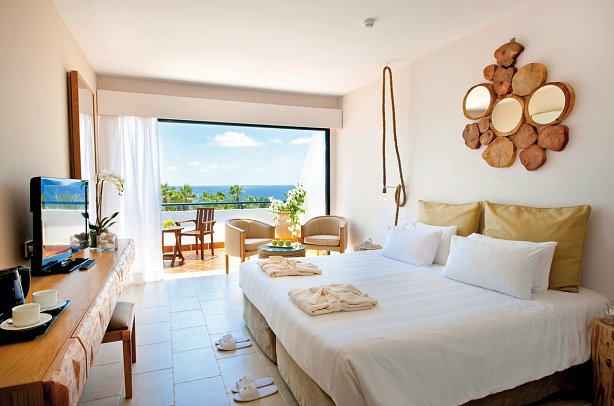 Azia Resort & Spa - Wohnbeispiel Doppelzimmer Meerblick (Zimmercodierung DBM)