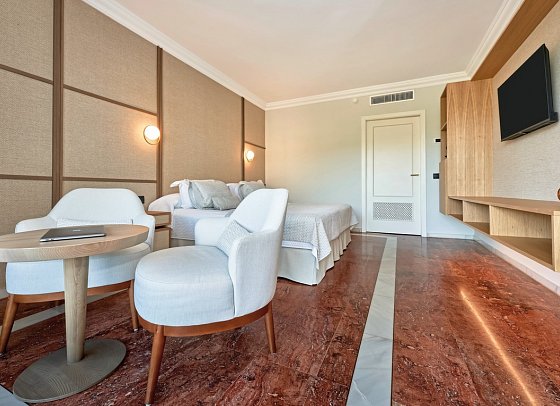 Serrano Palace - Wohnbeispiel Doppelzimmer Royal (Zimmercodierungen DB2, D2P & D2M)