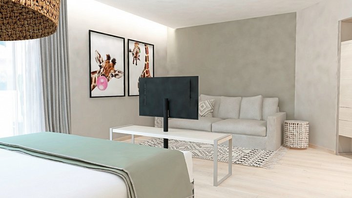 Marins Beach Club - Wohnbeispiel Juniorsuite (Zimmercodierungen JB1 & JB2)