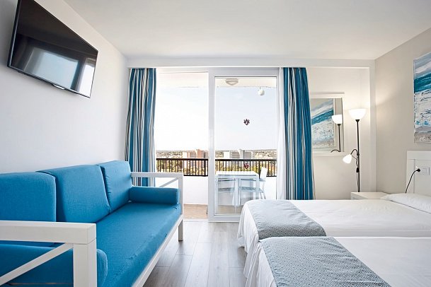 HYB Eurocalas - Wohnbeispiel Doppelzimmer seitl. Meerblick (Zimmercodierung DBN)