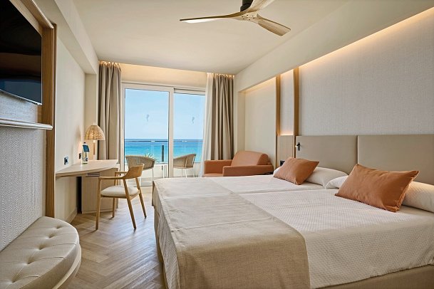 Hipotels Don Juan - Wohnbeispiel Doppelzimmer Meerblick (Zimmercodierungen DBM & DCM)