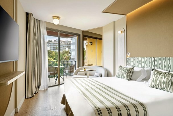 Barceló Illetas Albatros - Wohnbeispiel Doppelzimmer seitl. Meerblick (Zimmercodierung DSN)