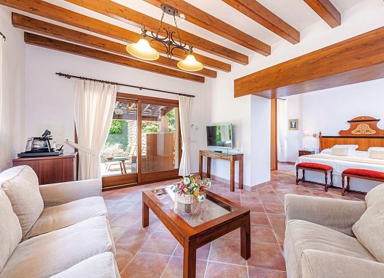 Finca Ca's Curial - Wohnbeispiel Suite mit Balkon oder Terrasse (Zimmercodierung WB1)