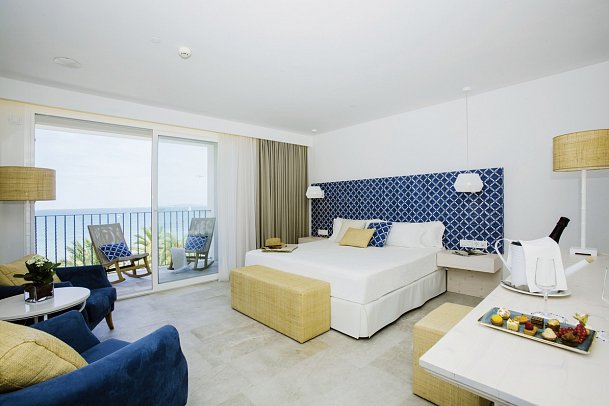 MySeaHouse Flamingo - Wohnbeispiel Juniorsuite Meerblick (Zimmercodierungen J1M, J2M & J3M)