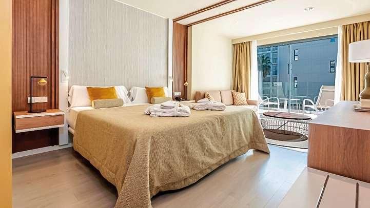 Aubamar Palma Resort - Wohnbeispiel Juniorsuite Poolblick (Zimmercodierung JBP)