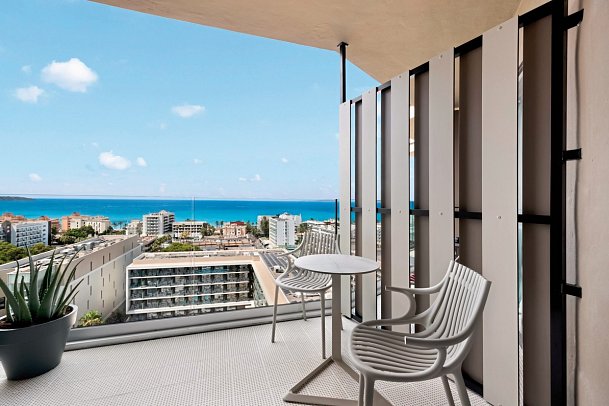Aubamar Palma Resort - Beispiel Balkon (Zimmercodierung DBM)