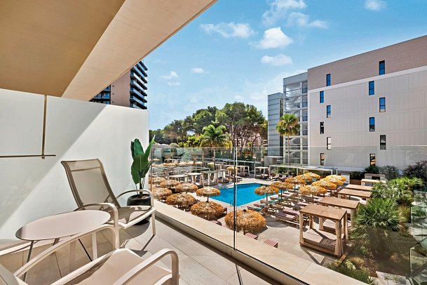 Aubamar Palma Resort - Beispiel Balkon (Zimmercodierung JBP)