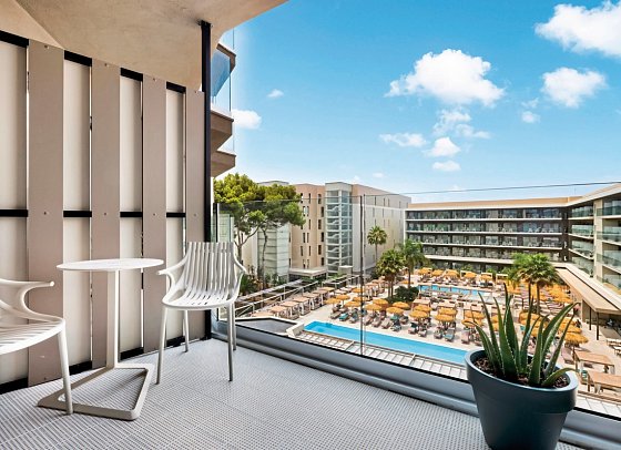 Aubamar Palma Resort - Beispiel Balkon (Zimmercodierung DBP)