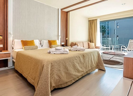 Aubamar Palma Resort - Wohnbeispiel Juniorsuite Poolblick (Zimmercodierung JBP)