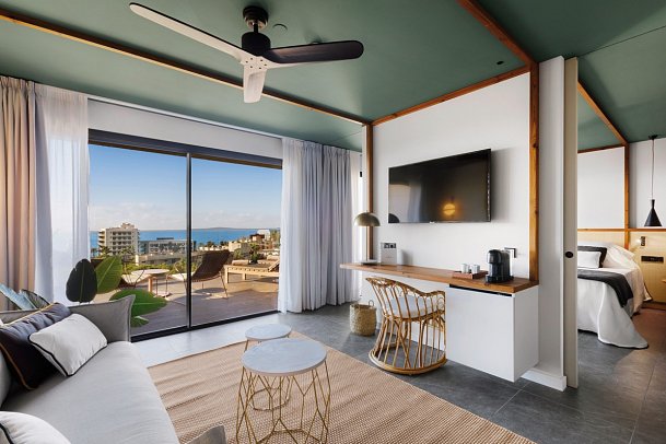 Aubamar Palma Resort - Wohnbeispiel Suite Pool - und Meerblick (Zimmercodierung WBM)
