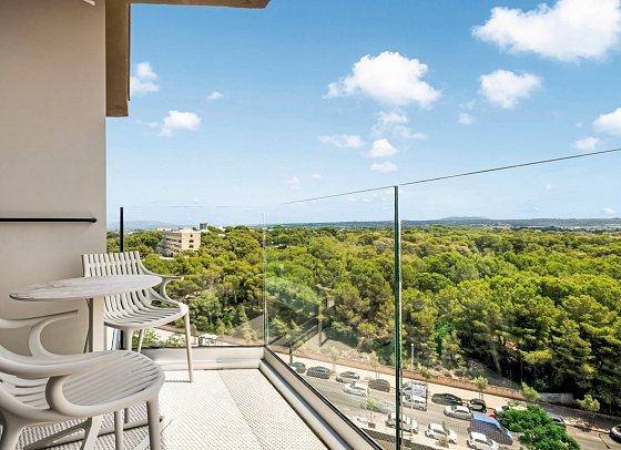 Aubamar Palma Resort - Beispiel Balkon (Zimmercodierung DB1)