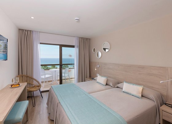 HSM Linda Playa - Wohnbeispiel Doppelzimmer Meerblick (Zimmercodierungen DBM & D2M)
